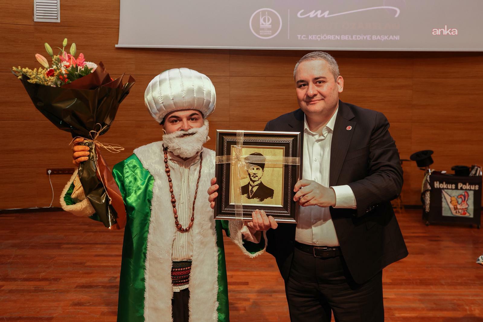 Keçiören’de sihirbaz gösterisi ve interaktif çocuk oyunları etkinliğine yoğun ilgi