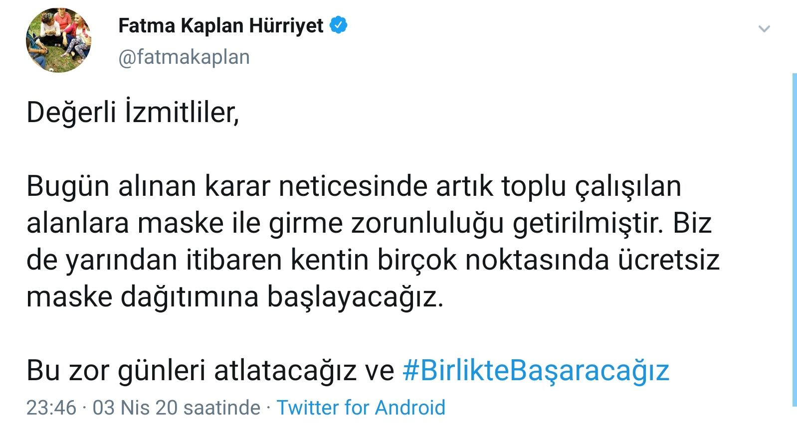İZMİT BELEDİYESİ, ÜCRETSİZ MASKE DAĞITACAK