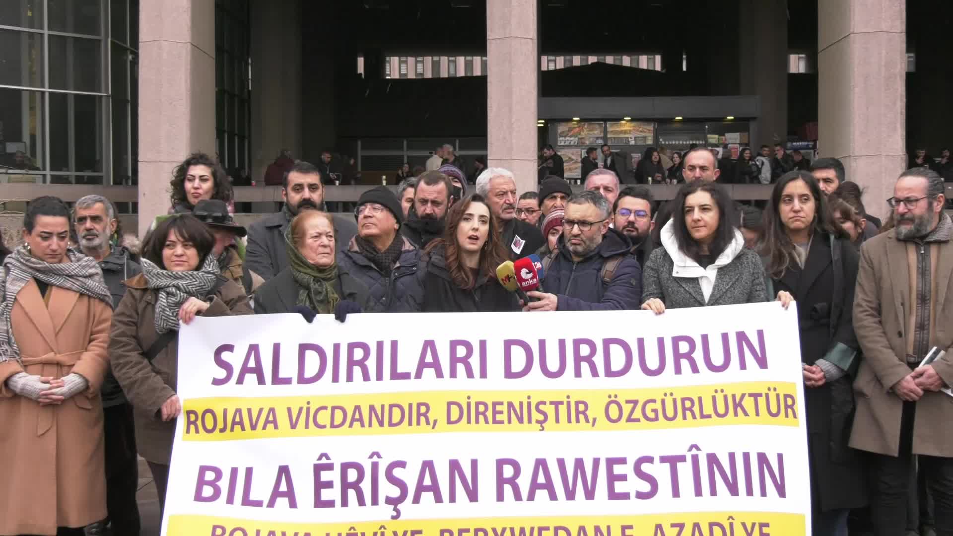Avukatlardan 'Suriye' protestosu: “Katliam ve soykırım tehdidine sessiz kalmayacağız”