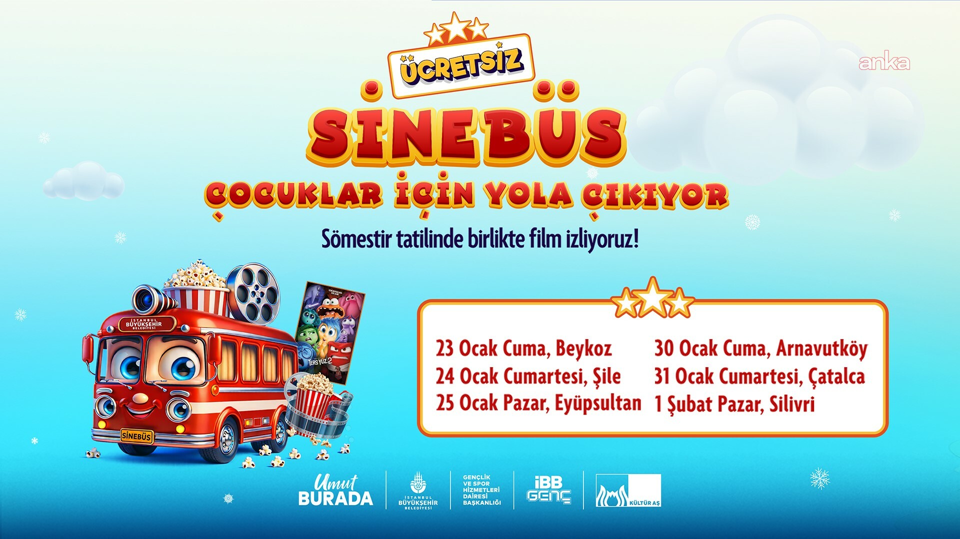 Sinebüs, çocukları sinemayla buluşturuyor