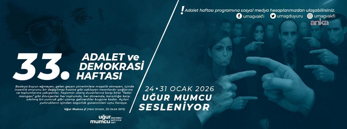 33. Adalet ve Demokrasi Haftası... Gazeteci-yazar Uğur Mumcu katledilişinin 33'üncü yılında anılacak