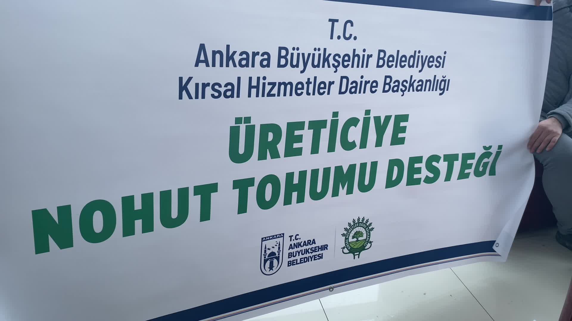 Yozgat’ta üretilen sertifikalı bin 500 ton nohut tohumu, Ankaralı 5 bin çiftçiye yüzde 50 hibe ile dağıtılacak