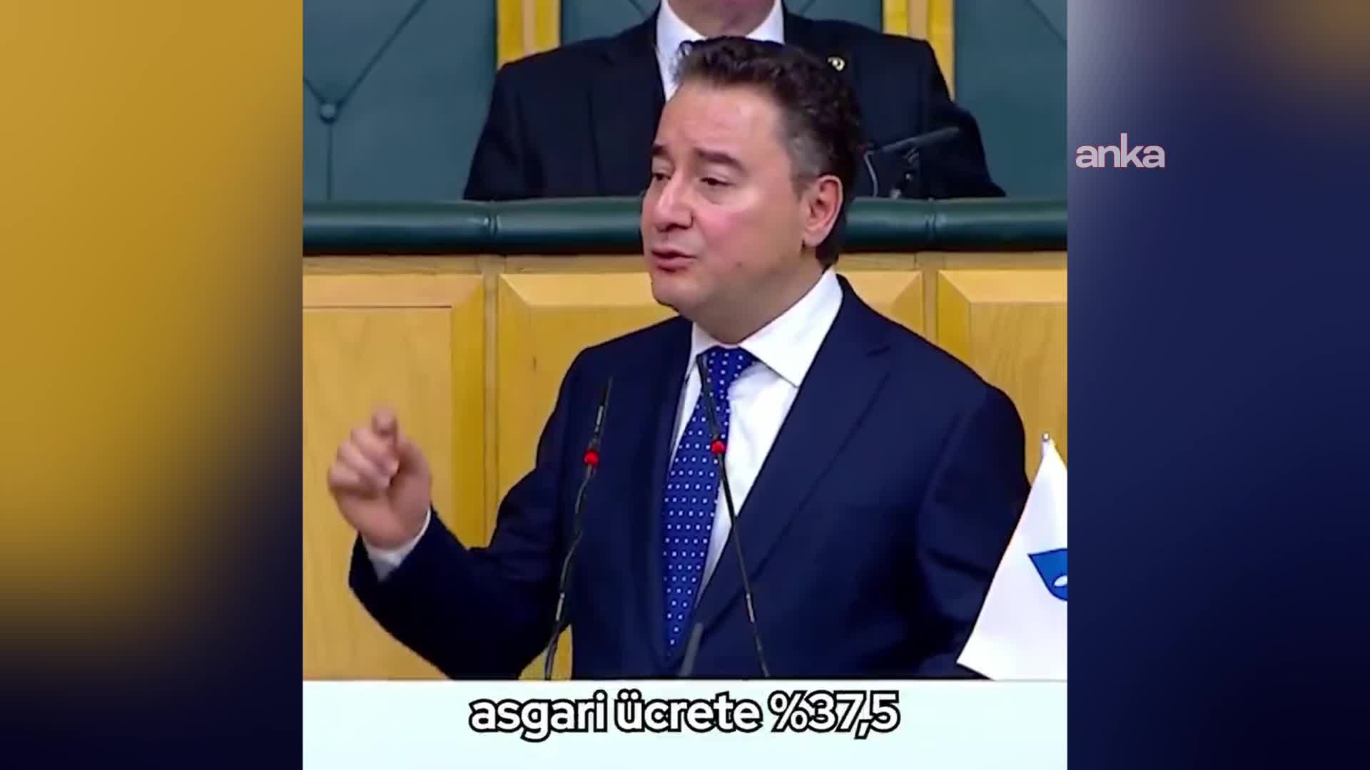 Ali Babacan: "Emeklimizi, asgari ücretlimizi sefalete mahkum ederek, enflasyonu düşüremezsiniz"