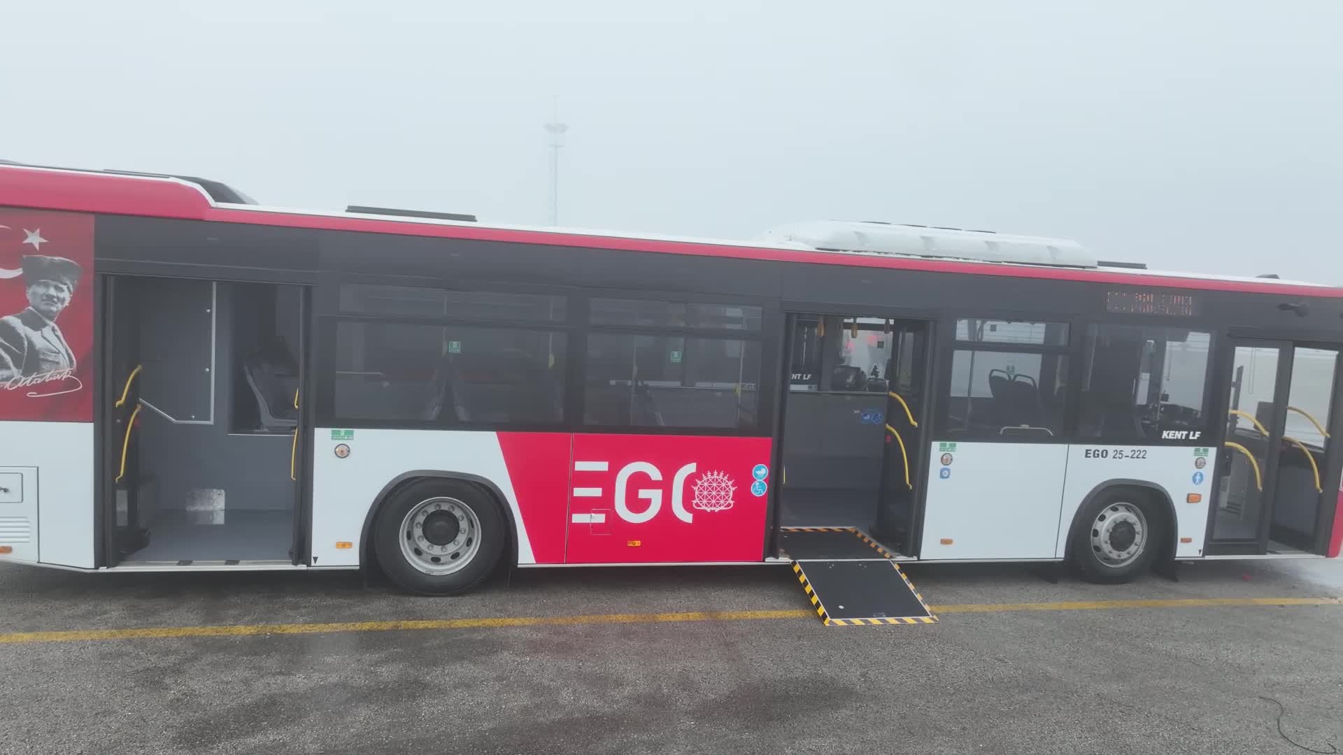EGO Genel Müdürlüğü filosuna 8 adet yeni otobüs dahil edildi