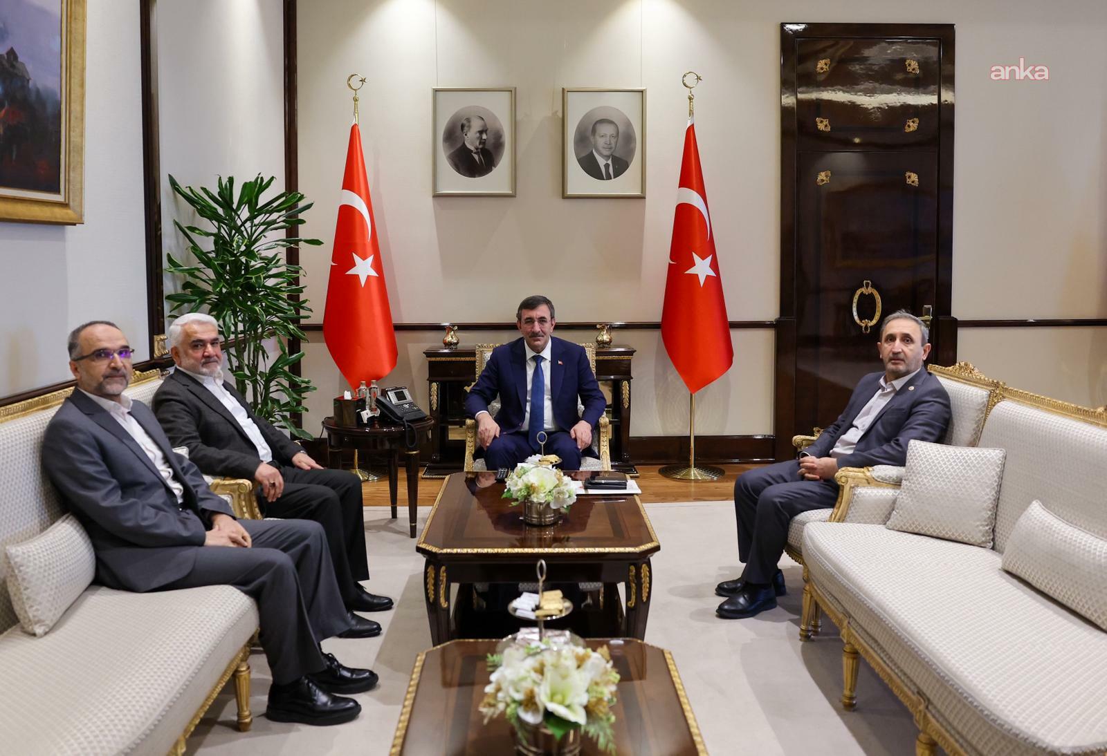 HÜDA PAR Genel Başkanı Yapıcıoğlu'ndan Cumhurbaşkanı Yardımcısı Yılmaz'a ziyaret