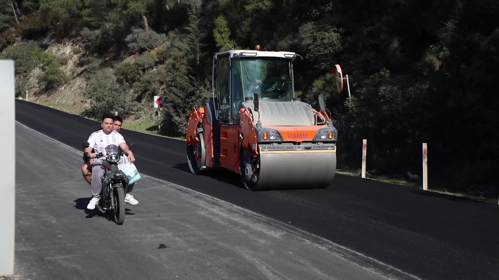 Muğla Büyükşehir Belediyesi, Marmaris Adaköy Yolu’nu yeniledi