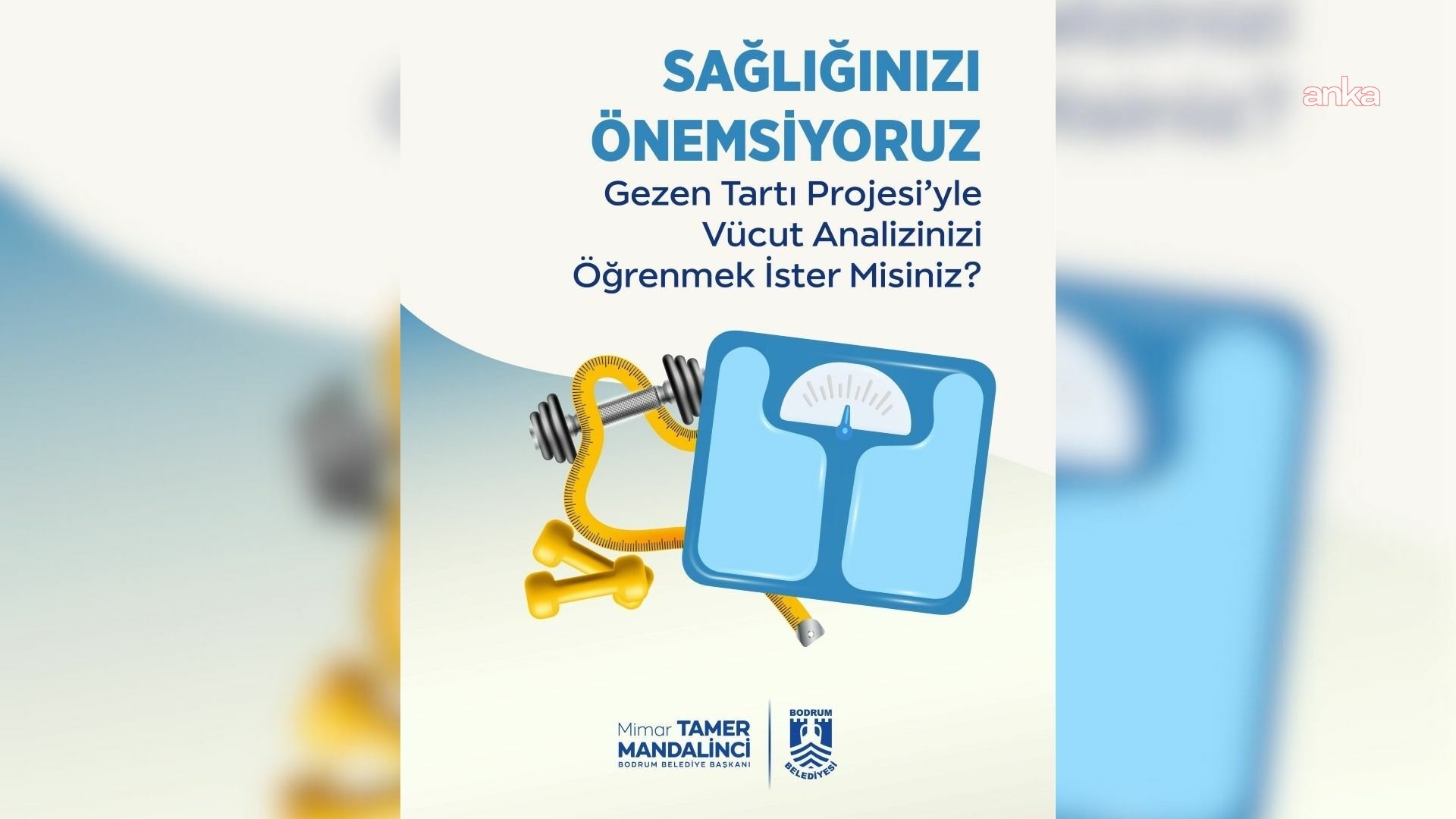 Bodrum Belediyesi’nden “Gezen Tartı Projesi” ile sağlıklı yaşama destek