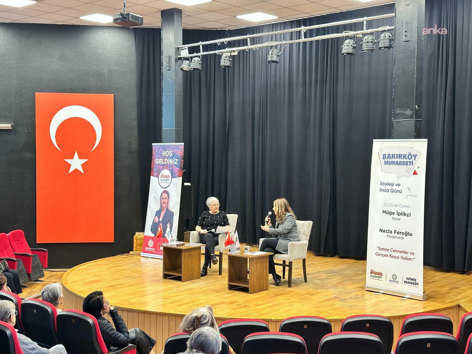 “Bakırköy Muhabbeti” söyleşilerinin bu haftaki konuğu yazar Müge İplikçi oldu