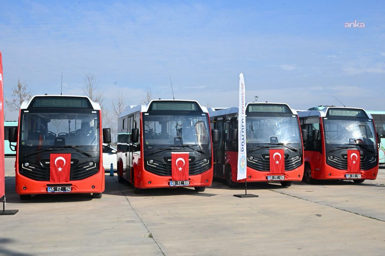 Manisa Büyükşehir Belediyesi filosuna 12 yeni araç eklendi