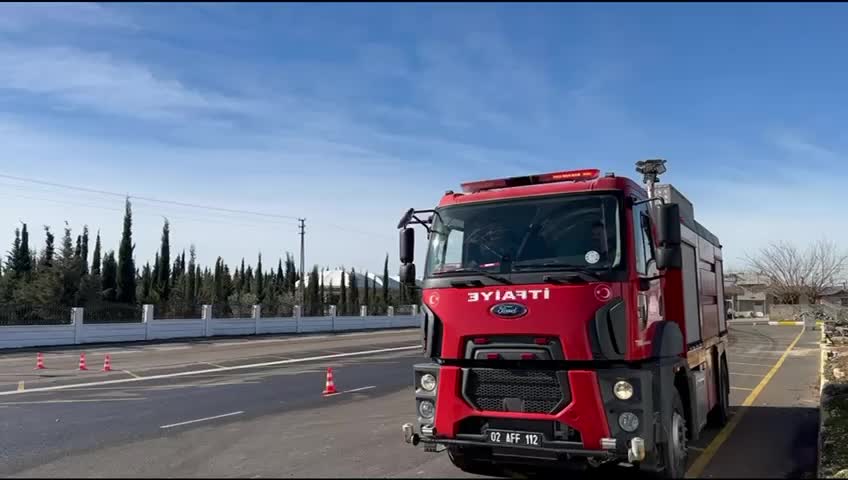 Adıyaman İtfaiyesi, yangınlara müdahale kapasitesini eğitimlerle güçlendiriyor