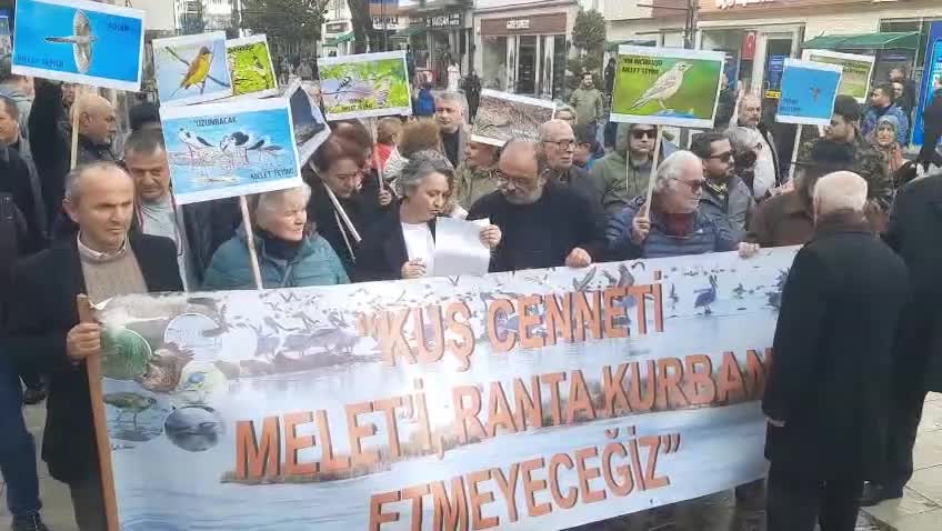 Ordu’da, Durugöl imarına karşı yürüyüşe polis engeli