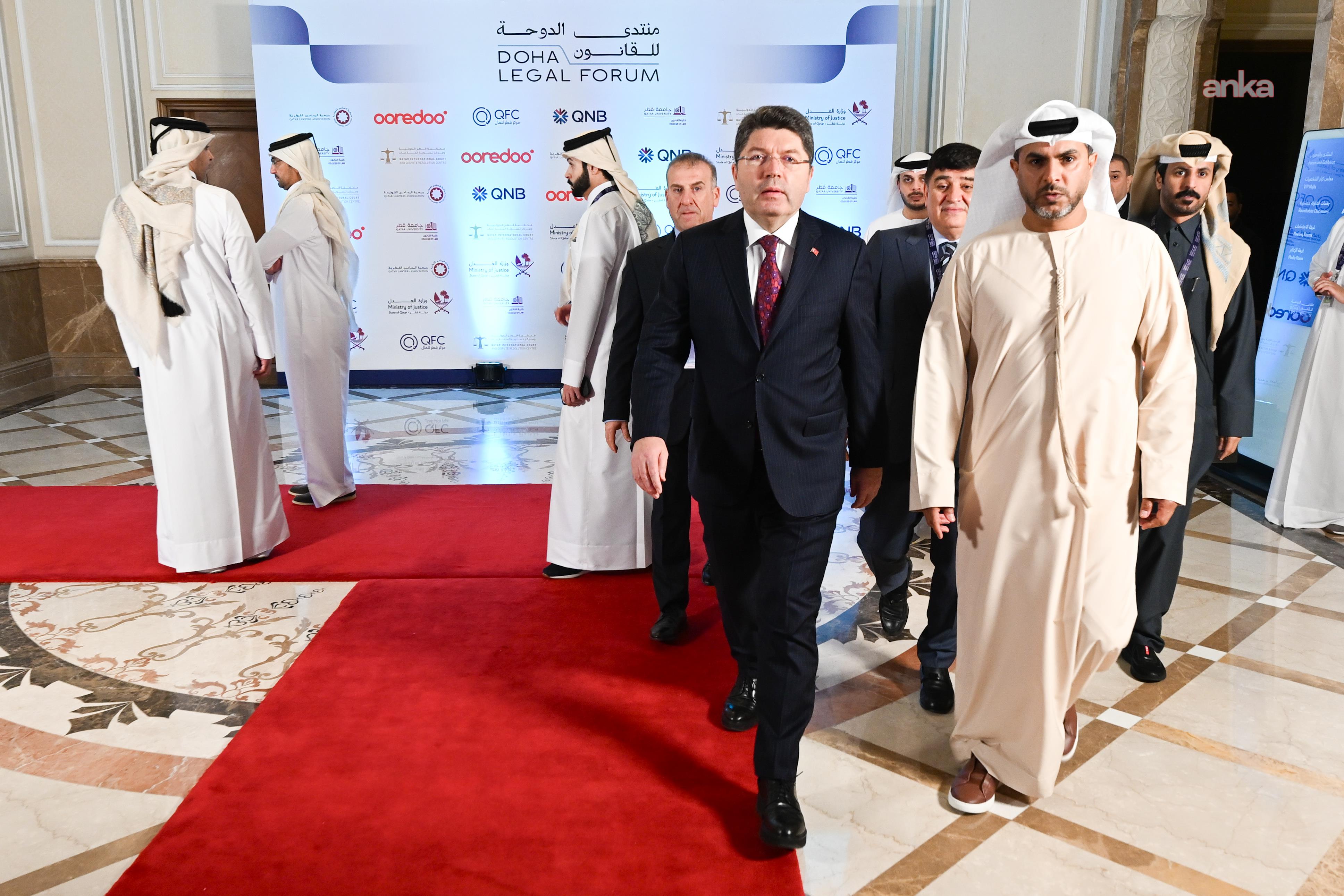Adalet Bakanı Yılmaz Tunç Doha'da "Hukuk Forumu’na" katıldı