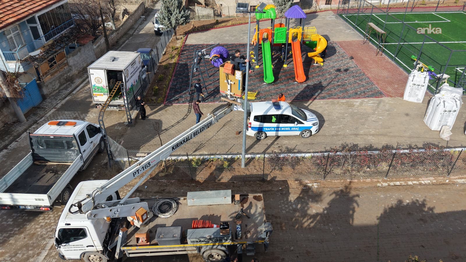 Kırıkkale’de çocuk parklarına güvenlik kamerası uygulaması