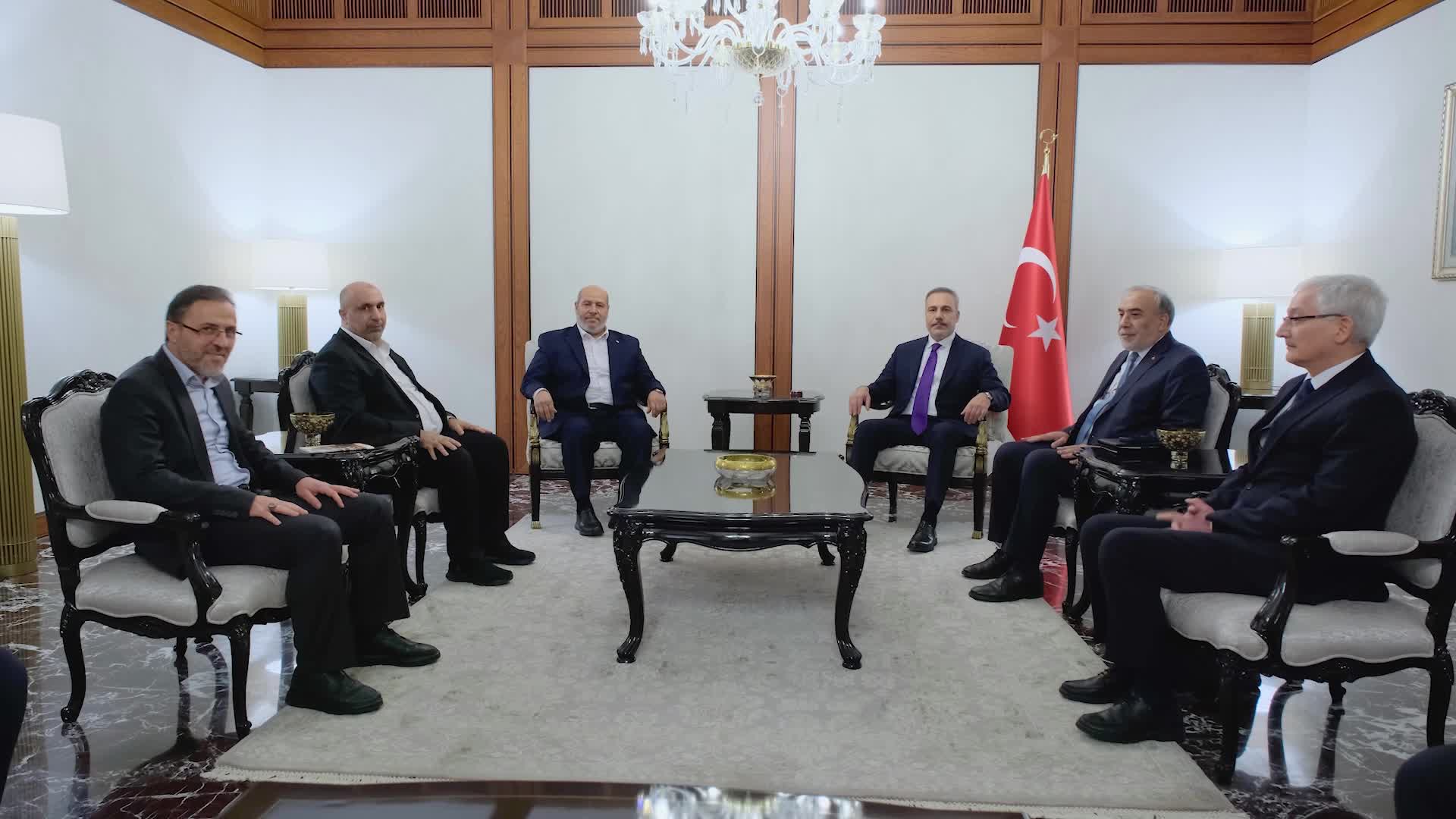 Dışişleri Bakanı Fidan, Hamas Heyeti ile Ankara’da görüştü