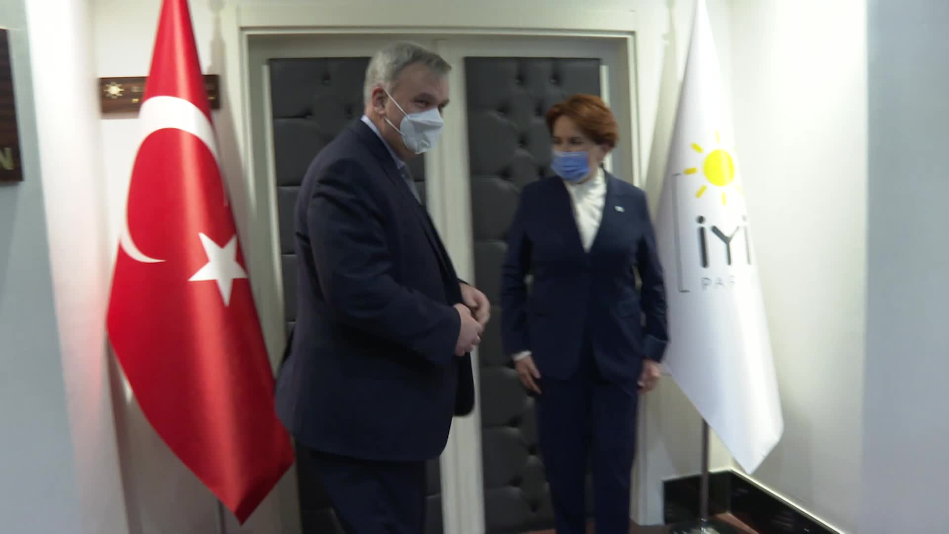 AKŞENER,  ALMANYA'NIN TÜRKİYE BÜYÜKELÇİSİ JÜRGEN SCHULZ İLE GÖRÜŞTÜ