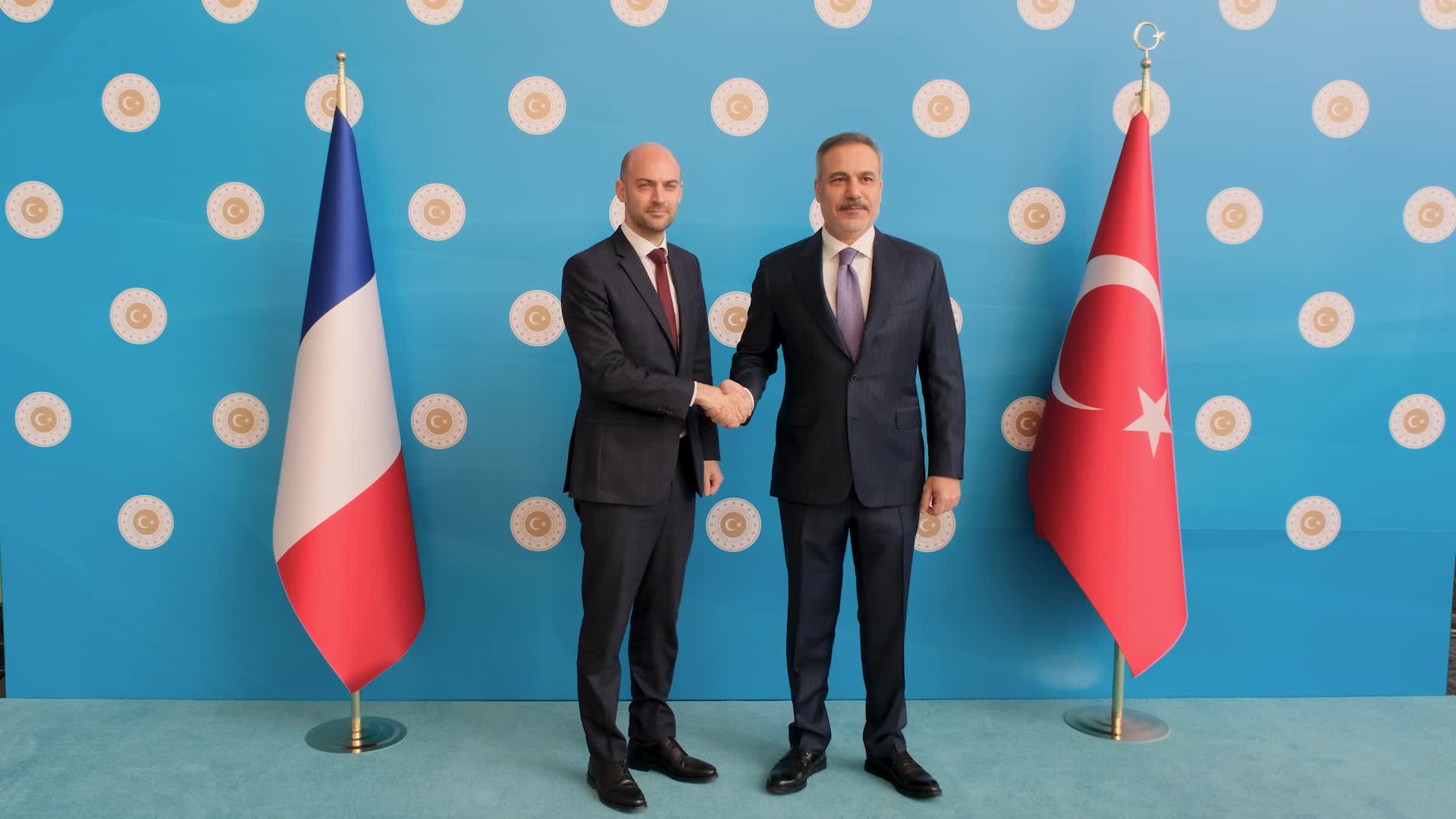 Dışişleri Bakanı Fidan, Fransa Dışişleri Bakanı Barrot ile bir araya geldi