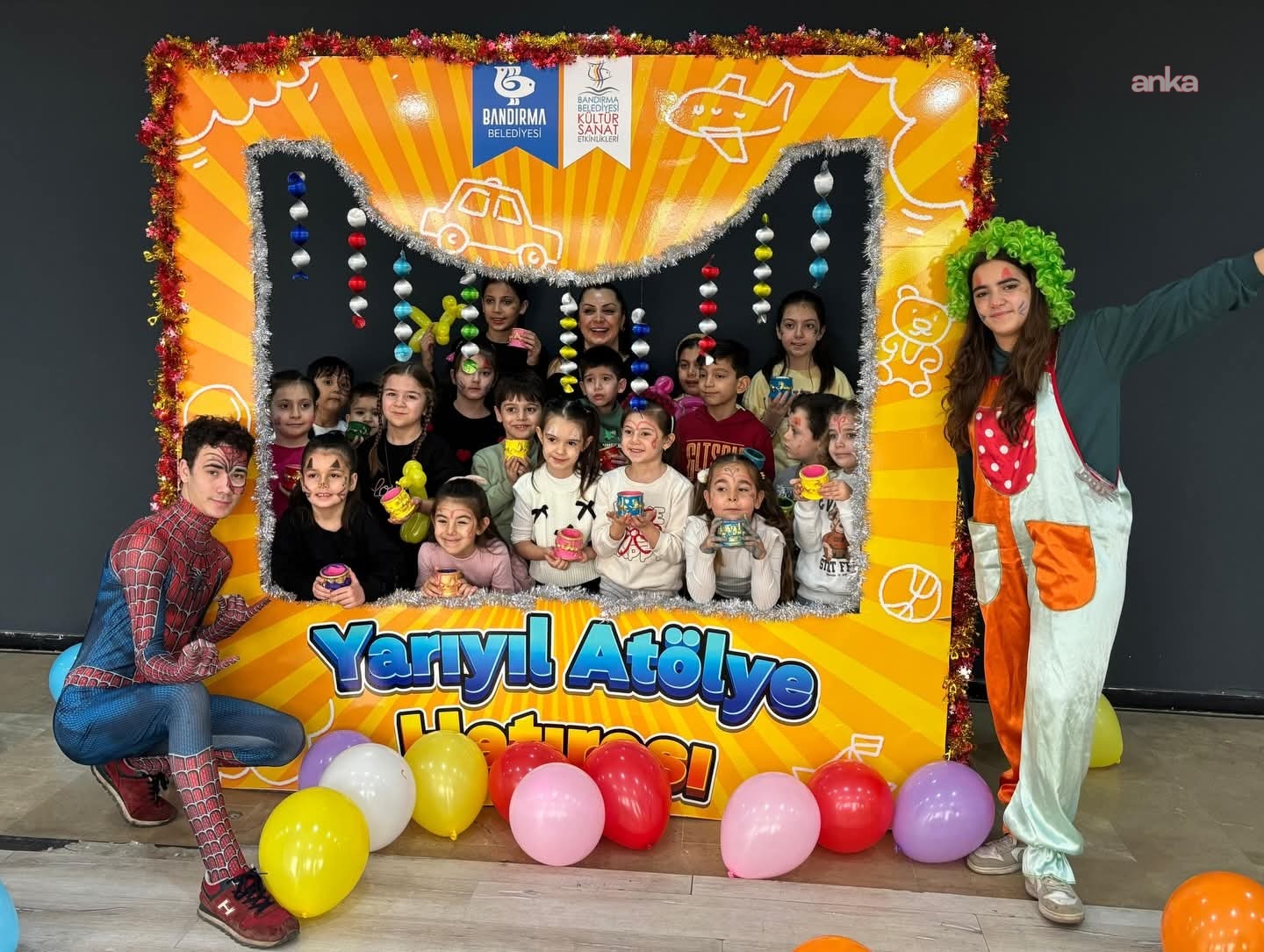 Bandırma'da yarıyıl tatili "Çocuk Atölyeleri" ile renklendi