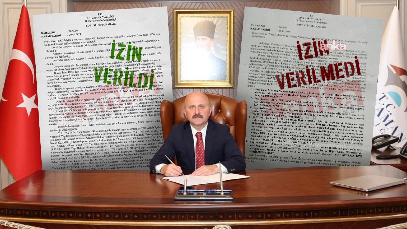 Depremde yıkılan Akabe Sitesi... Adıyaman Valisi Varol, eski Başkan Yardımcısı Bulut'a soruşturma izni vermedi