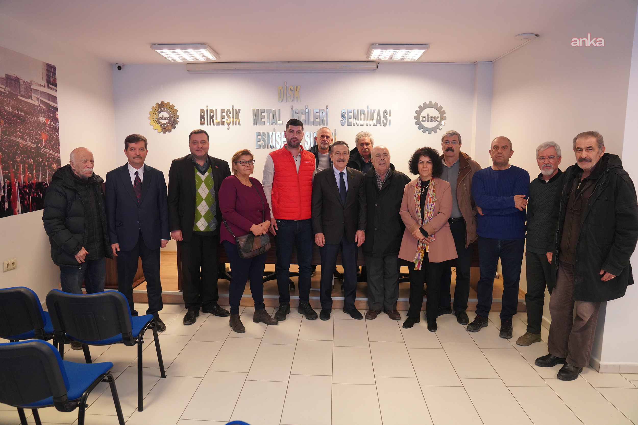 Tepebaşı Belediye Başkanı Ataç'tan DİSK Emekli-Sen Eskişehir Şubesi’ne ziyaret