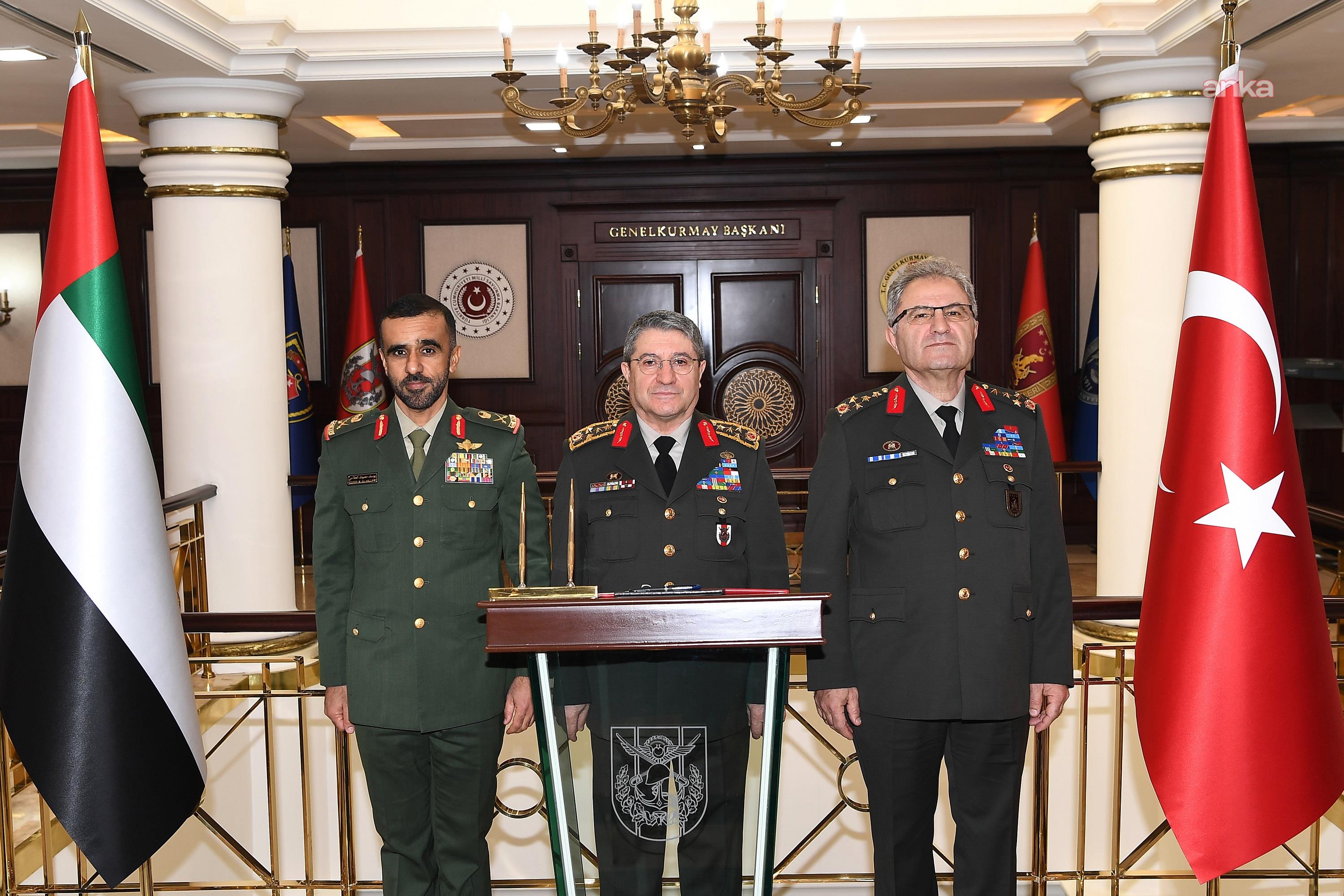 Genelkurmay Başkanı Orgeneral Bayraktaroğlu, Birleşik Arap Emirlikleri Kara Kuvvetleri Komutanı Tümgeneral Al Hallami'yi kabul etti