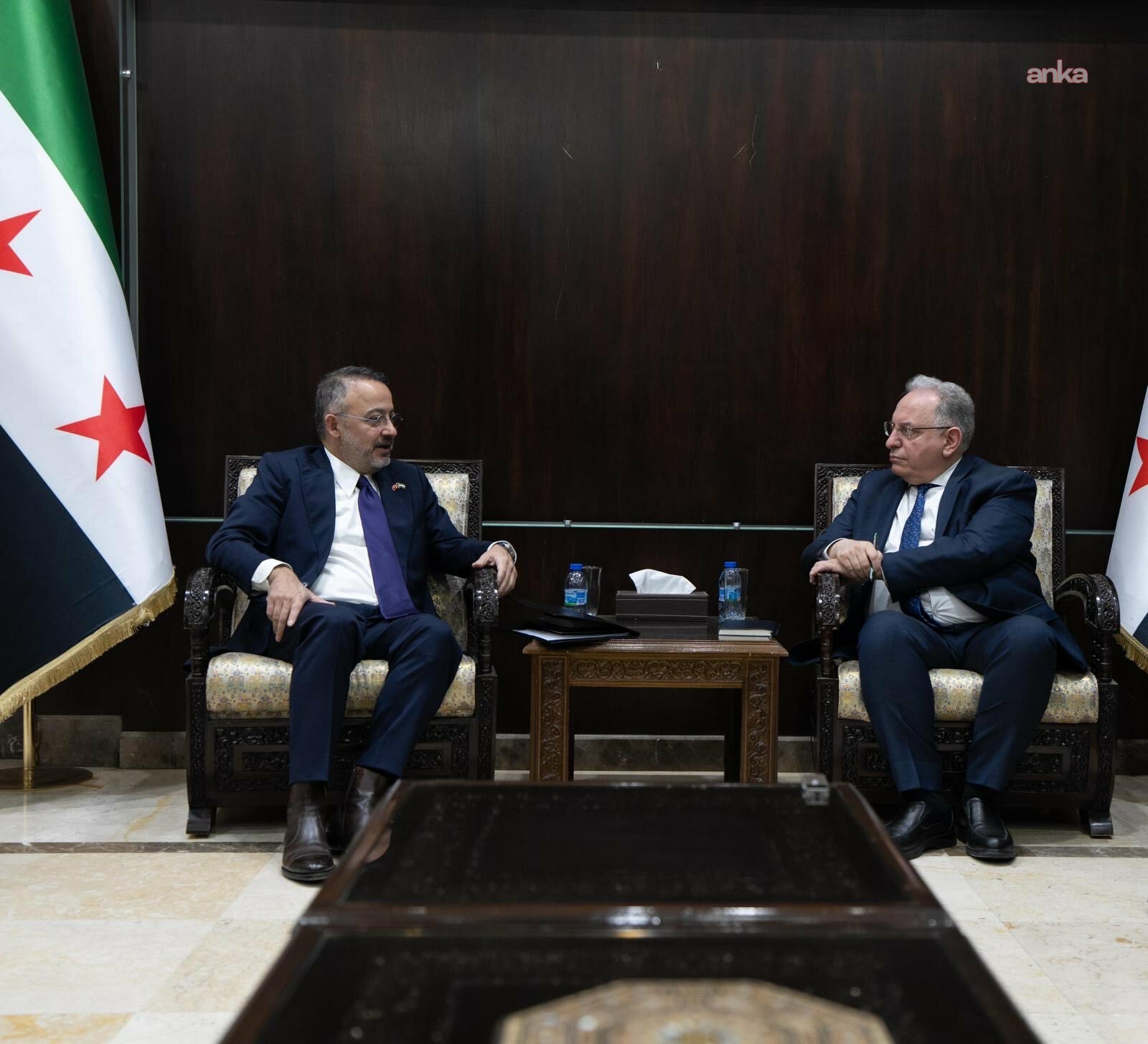 Şam Büyükelçisi Yılmaz'dan Suriye Maliye Bakanı Barniye'ye ziyaret