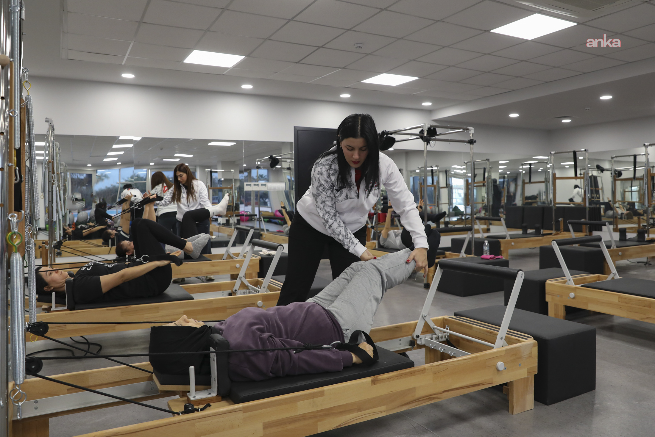 Mersin Büyükşehir Belediyesi'nden kadınlara ücretsiz reformer pilates kursu desteği
