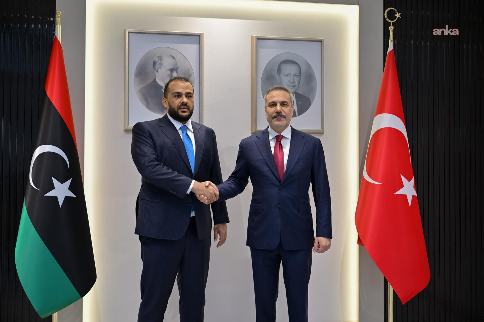 Bakan Fidan, Libya Milli Birlik Hükümeti Savunma Bakan Vekili Zubi ile görüştü