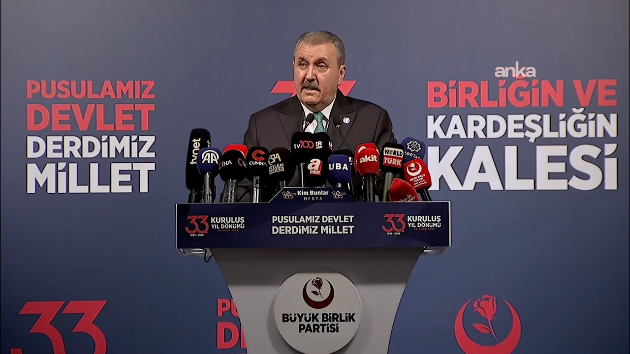 BBP Genel Başkanı Destici'den partilere idam için 'referandum' çağrısı: "Milletin vicdanında idam çoktan onaylanmıştır. Gelin bu kararı milletimiz versin"