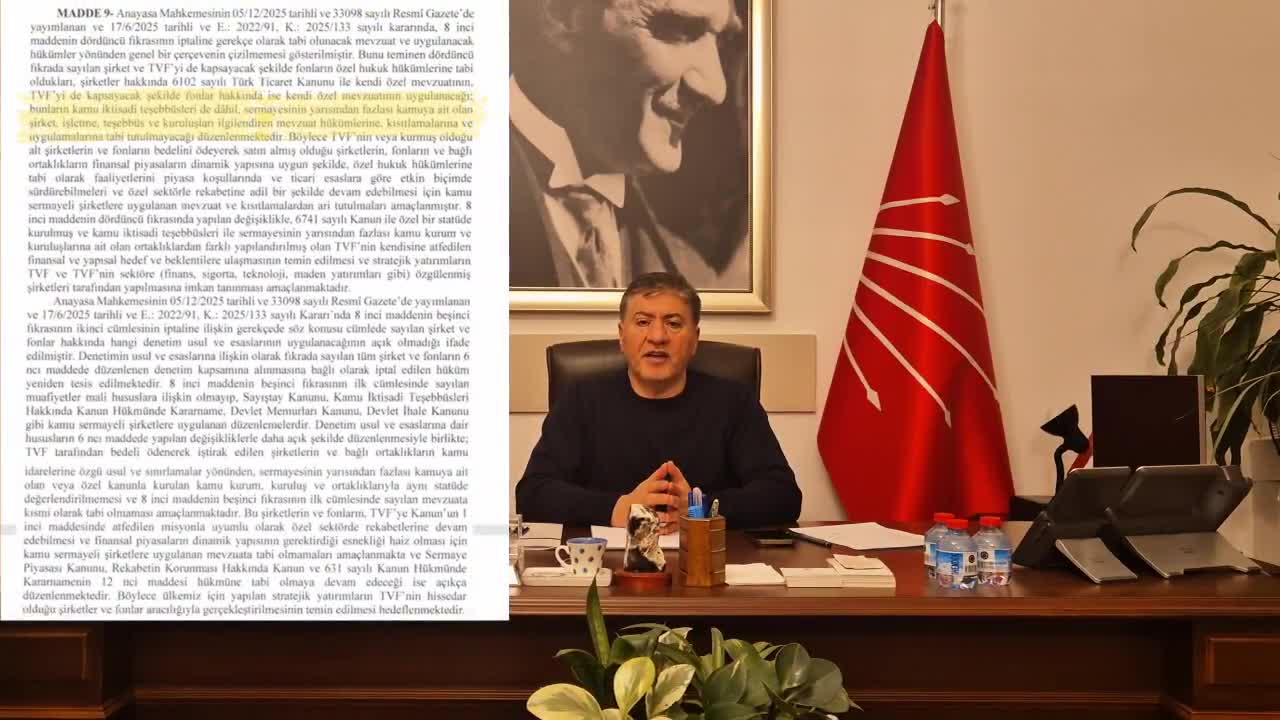 Murat Emir: Varlık Fonu Sayıştay denetiminden kaçırılıyor