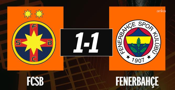 Fenerbahçe, UEFA Avrupa Ligi'nde FCSB ile 1-1 berabere kaldı