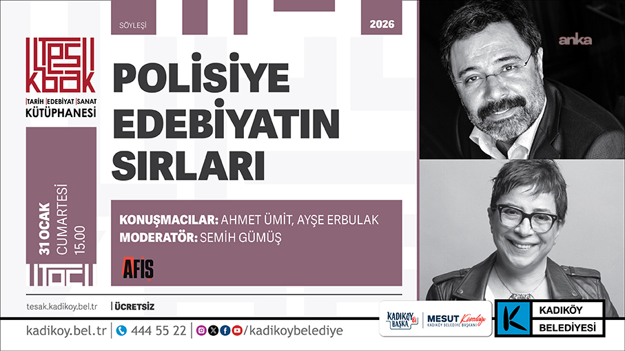 Polisiye edebiyatın sırları Kadıköy'de konuşulacak