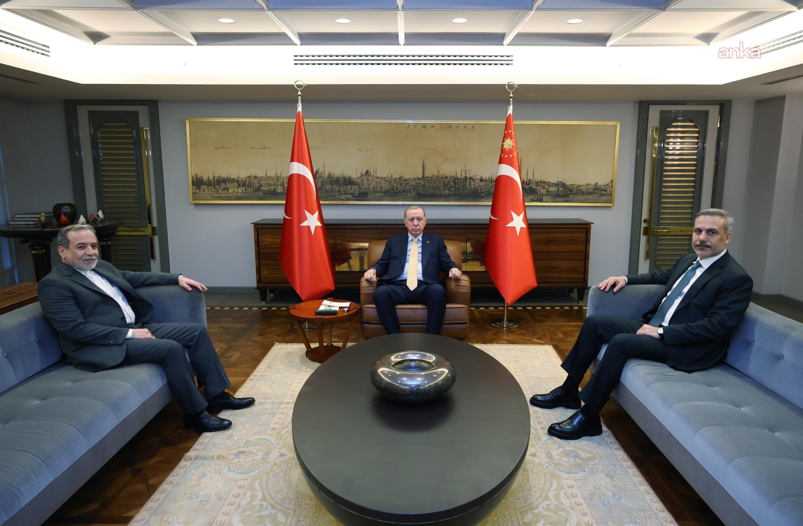 Cumhurbaşkanı Erdoğan, İran Dışişleri Bakanı Arakçi'yi kabul etti