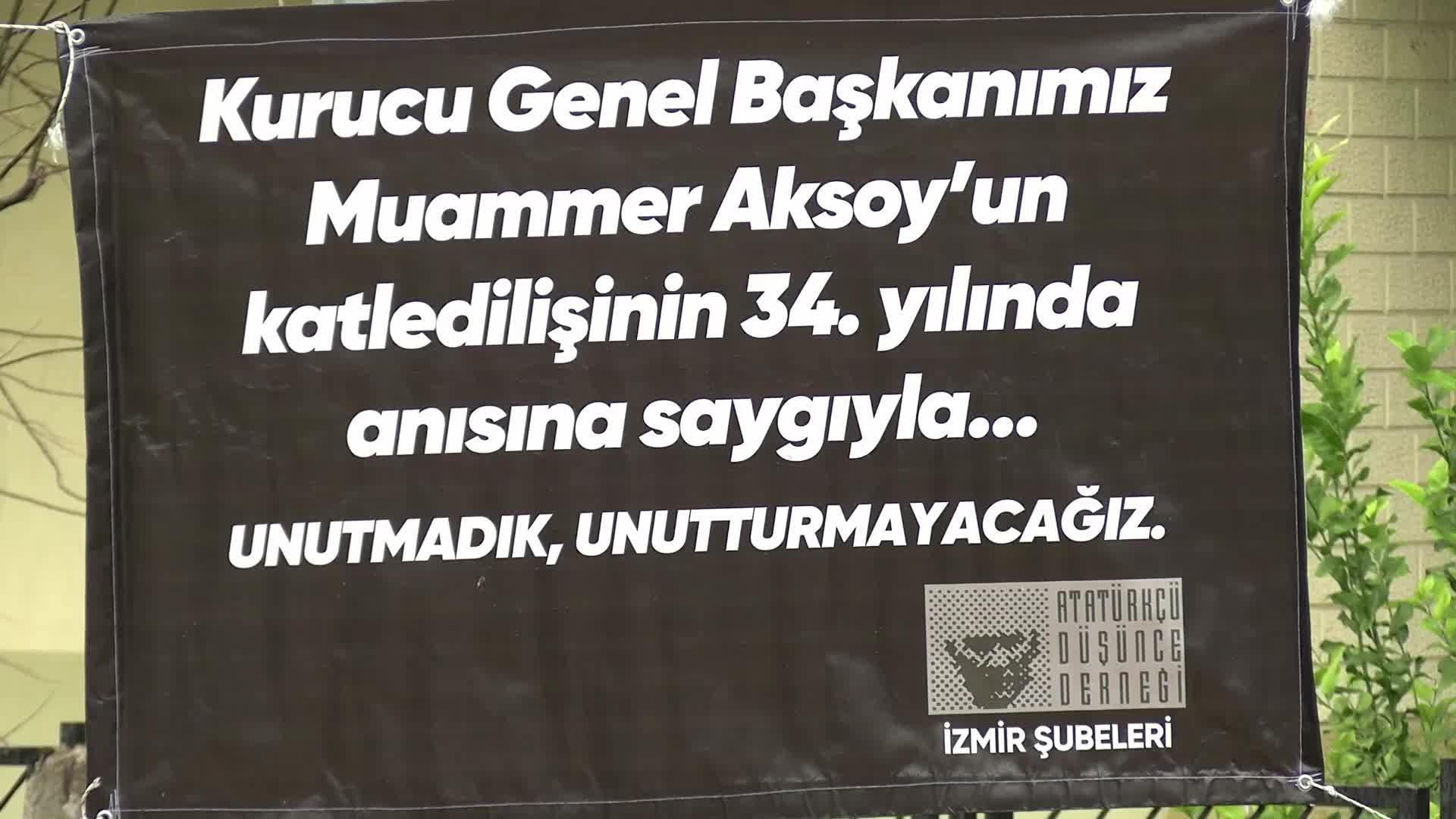 Muammer Aksoy, katledilişinin 36. yılında ADD tarafından anıldı