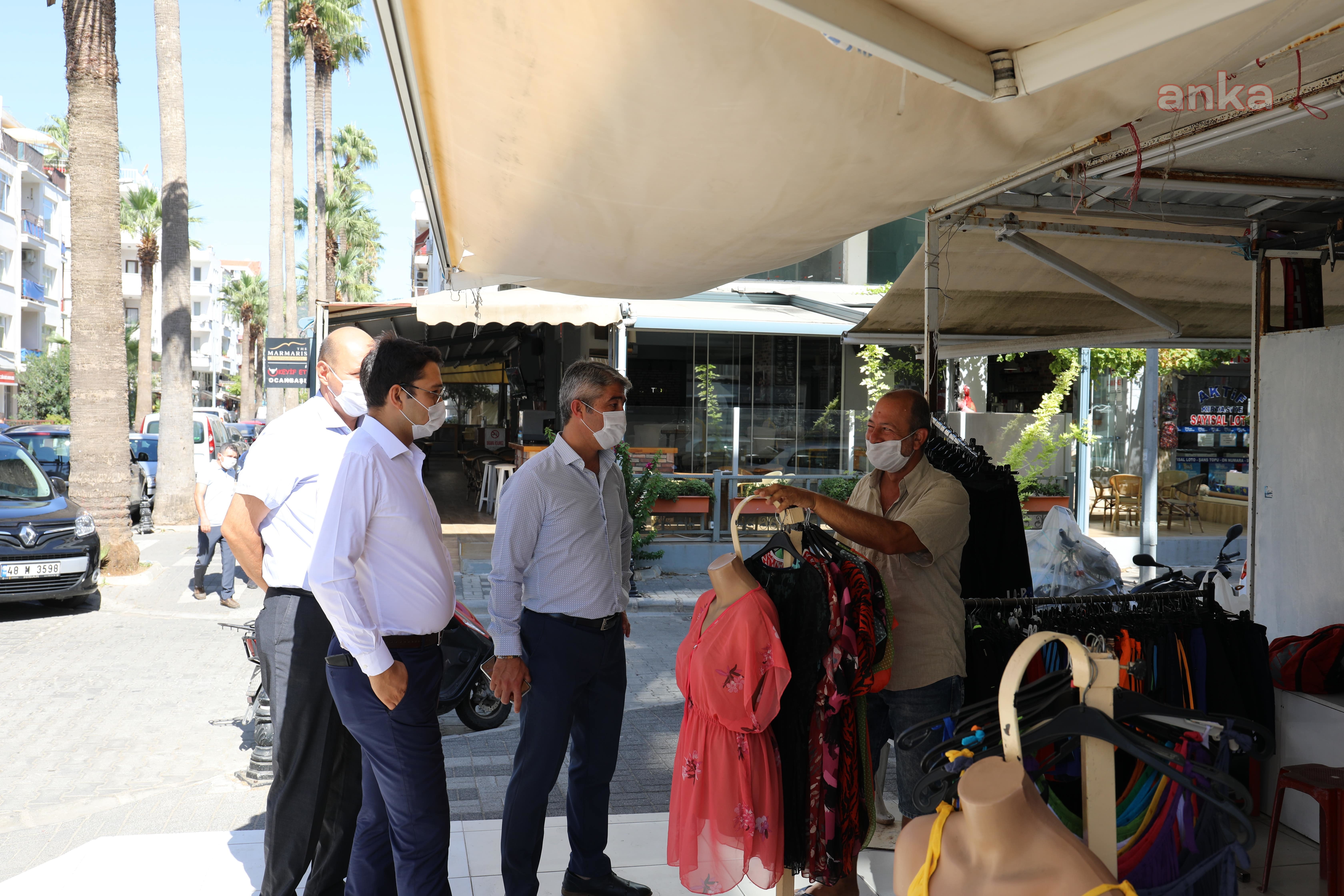 MARMARİS'TE ESNAFA DESTEK DEVAM EDECEK