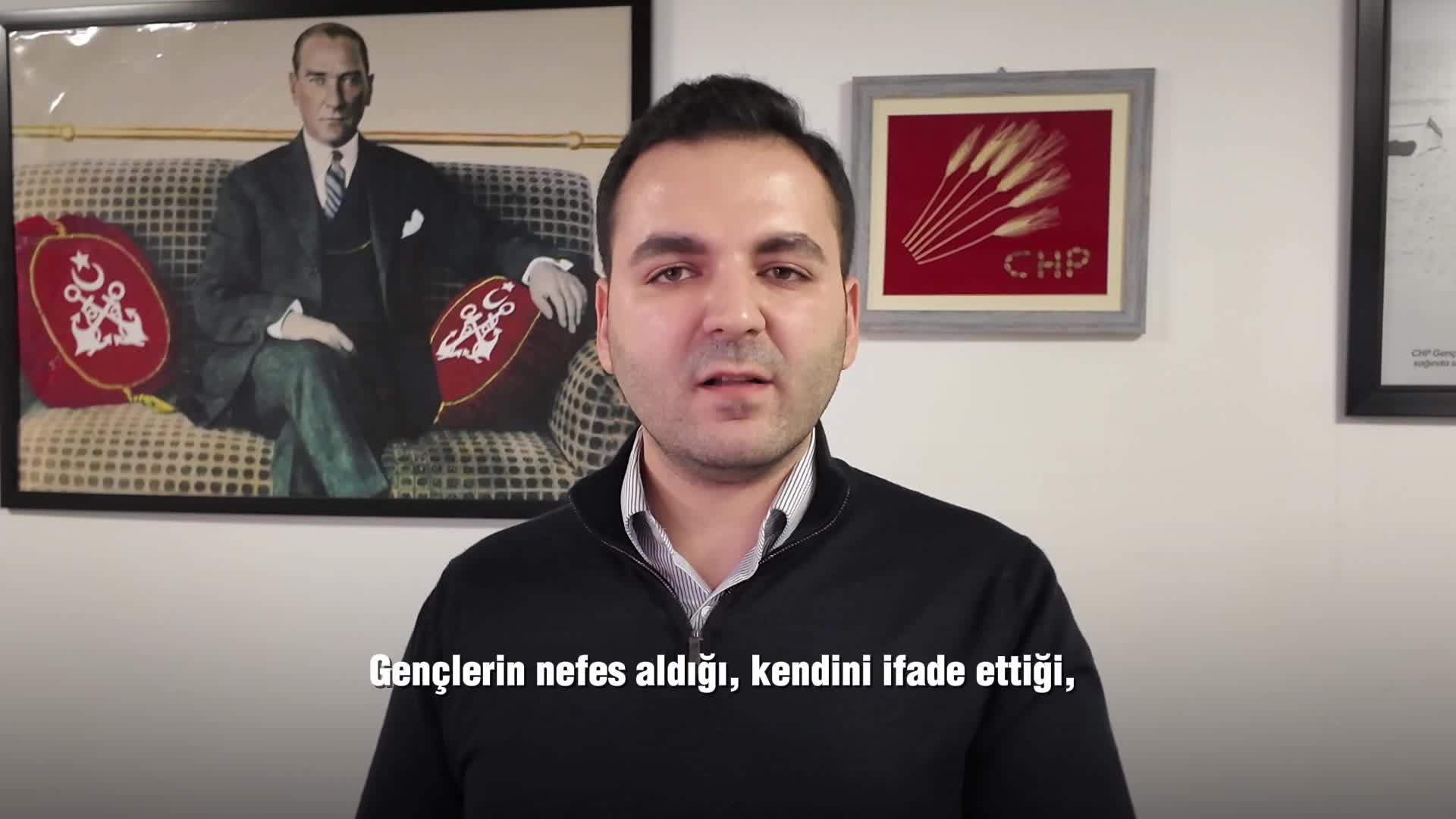CHP Gençlik Kolları Genel Başkanı Aydın: “Gençlik yasakla yönetilmez. Gençlik sansürle susturulmaz"