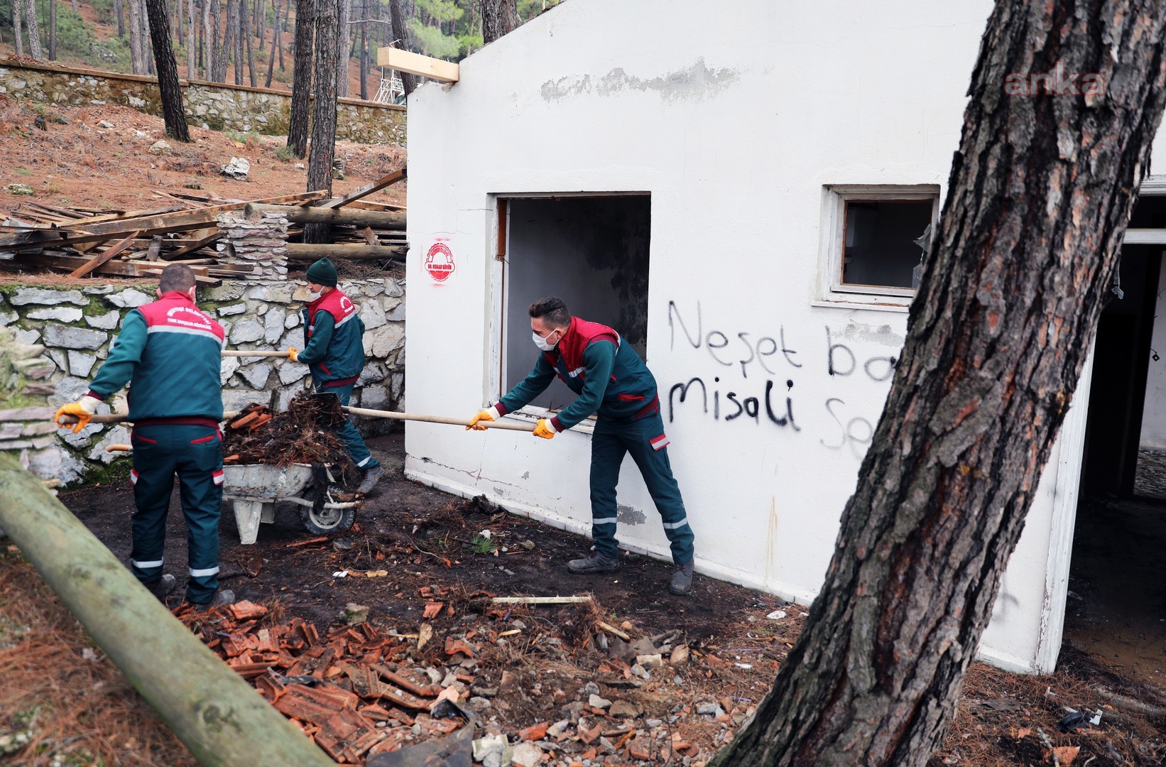 MENTEŞE BELEDİYESİ, KIZILDAĞ MESİRE ALANINDA YENİLEME ÇALIŞMALARINA BAŞLADI