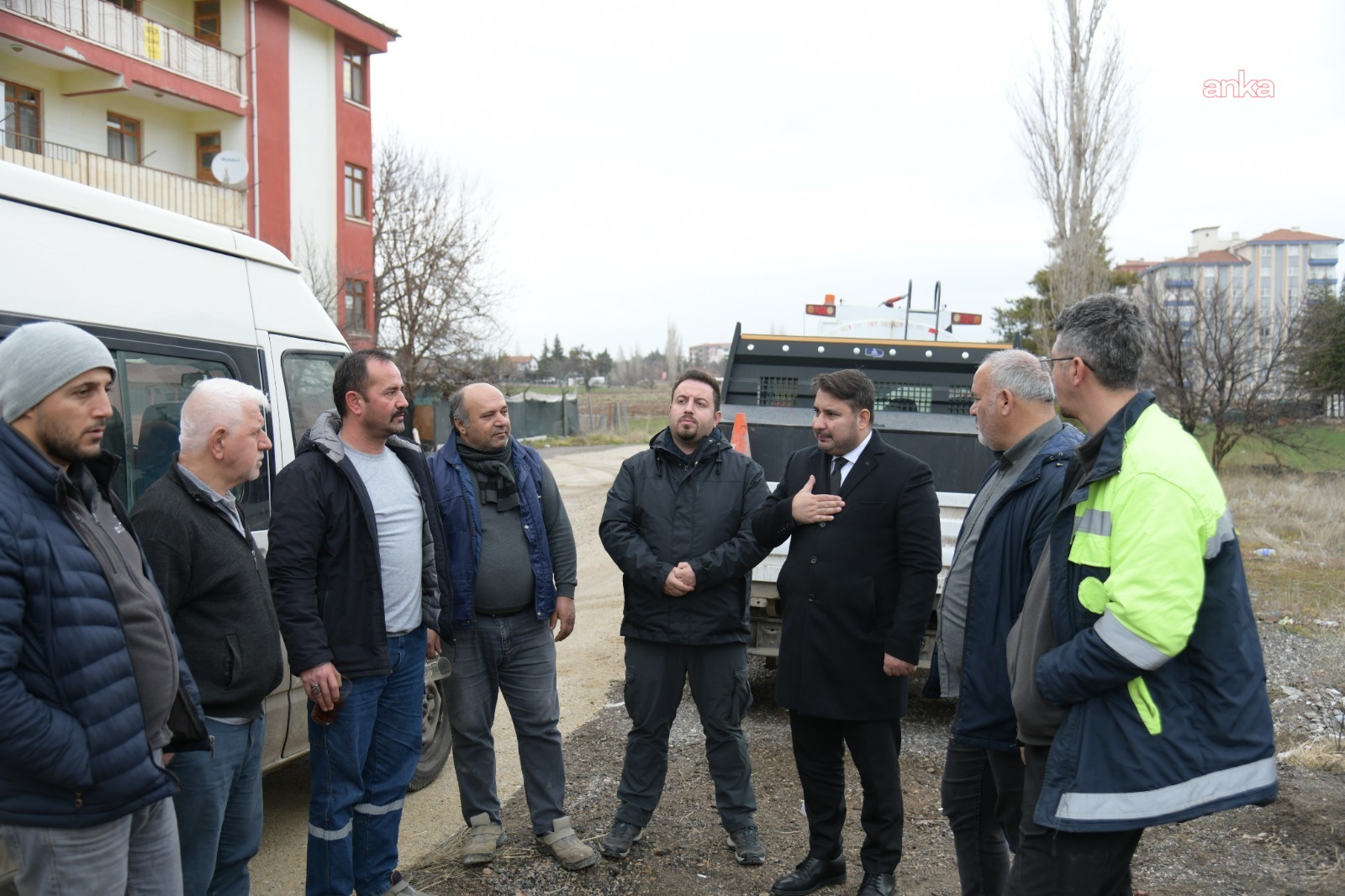 Kahramankazan Belediye Başkanı Çırpanoğlu, Fatih Mahallesi’nde asfalt çalışmalarını inceledi