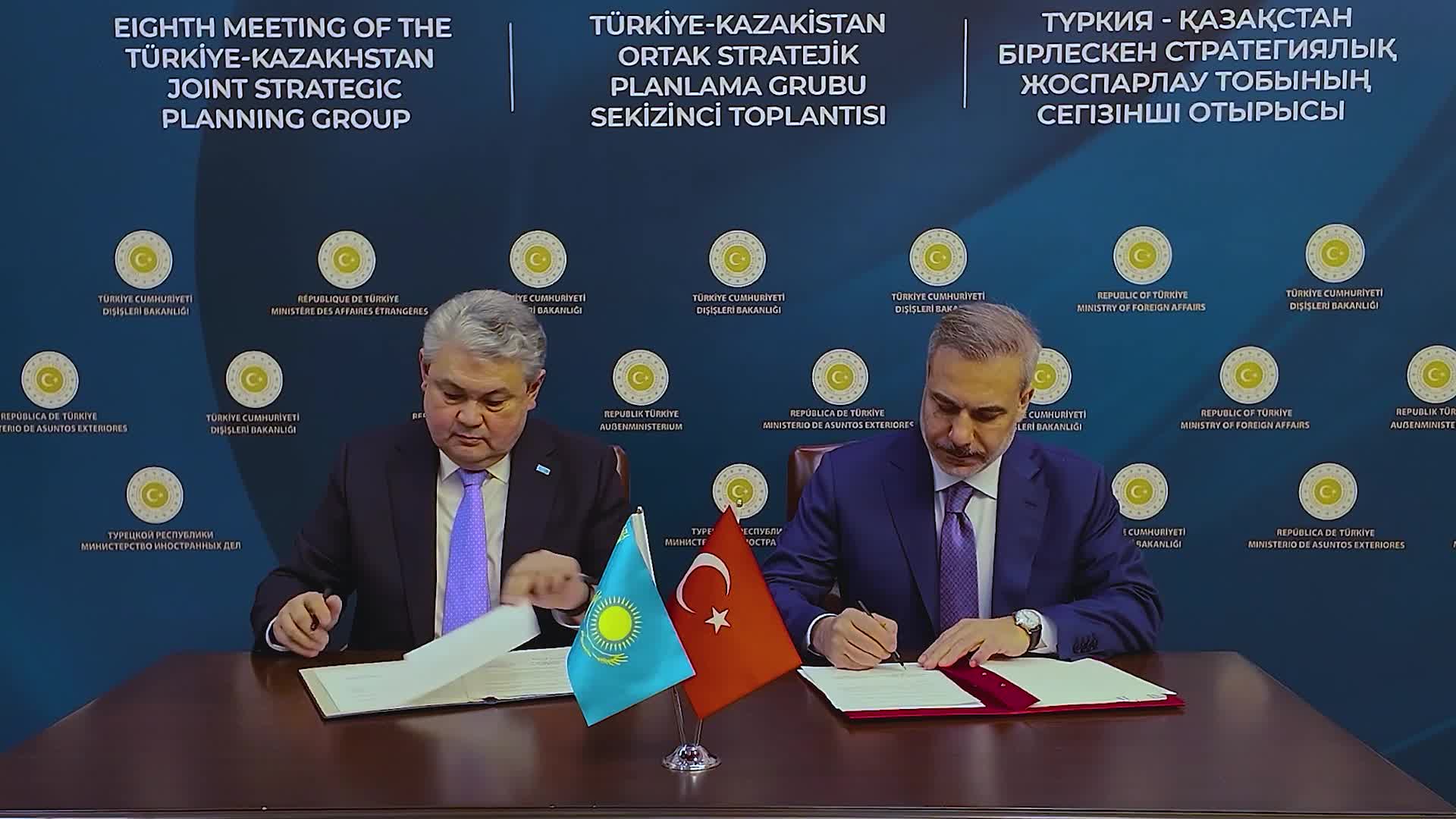Türkiye ile Kazakistan arasında 2026-2027 İşbirliği Planı imzalandı