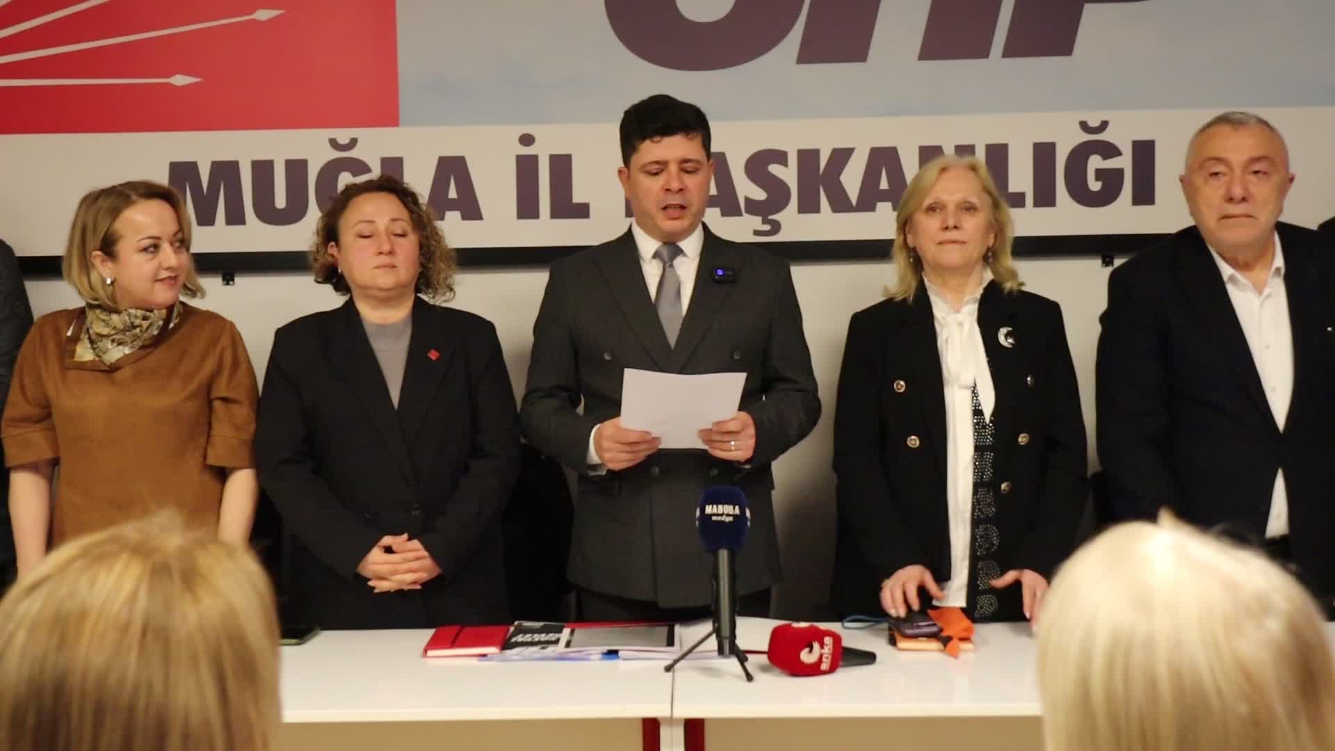 CHP Muğla İl Başkanı Kızıl: Muğla susuz, DSİ Dalaman Çayı’ndan 240 milyon metreküp suyu Aydın’a verdi