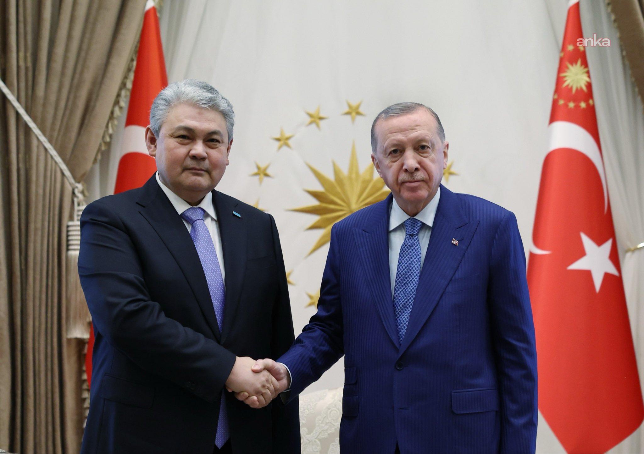 Cumhurbaşkanı Erdoğan, Kazakistan Dışişleri Bakanı Koşerbayev’i kabul etti
