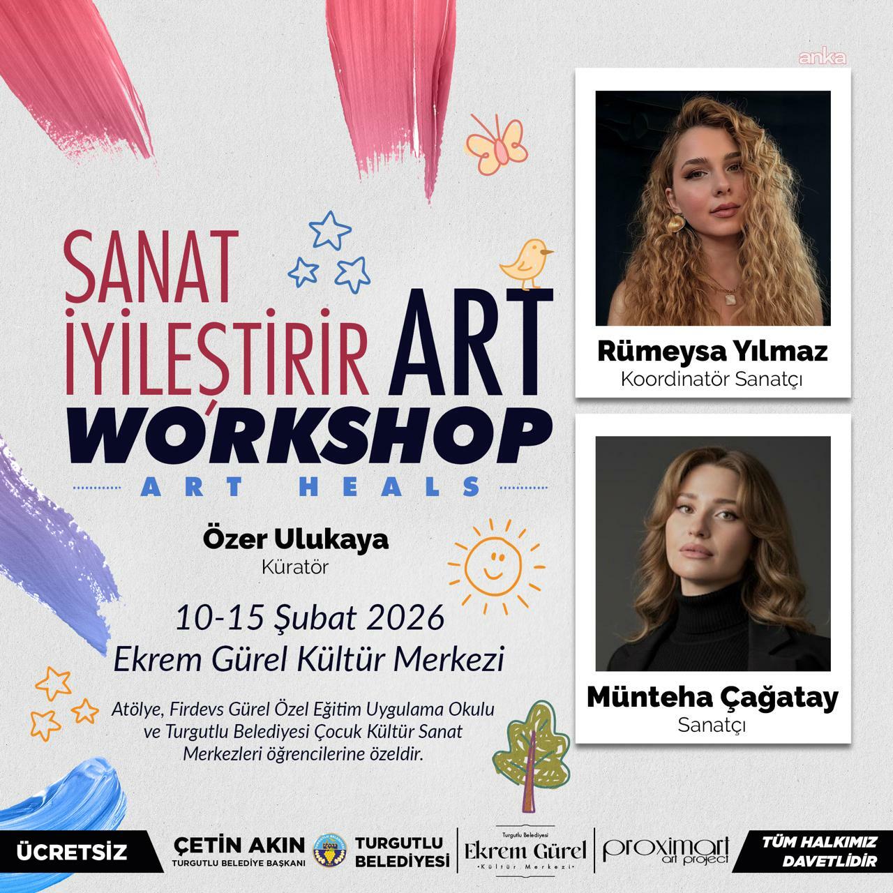 Turgutlu Belediyesi'nden "Sanat İyileştirir" atölyesi