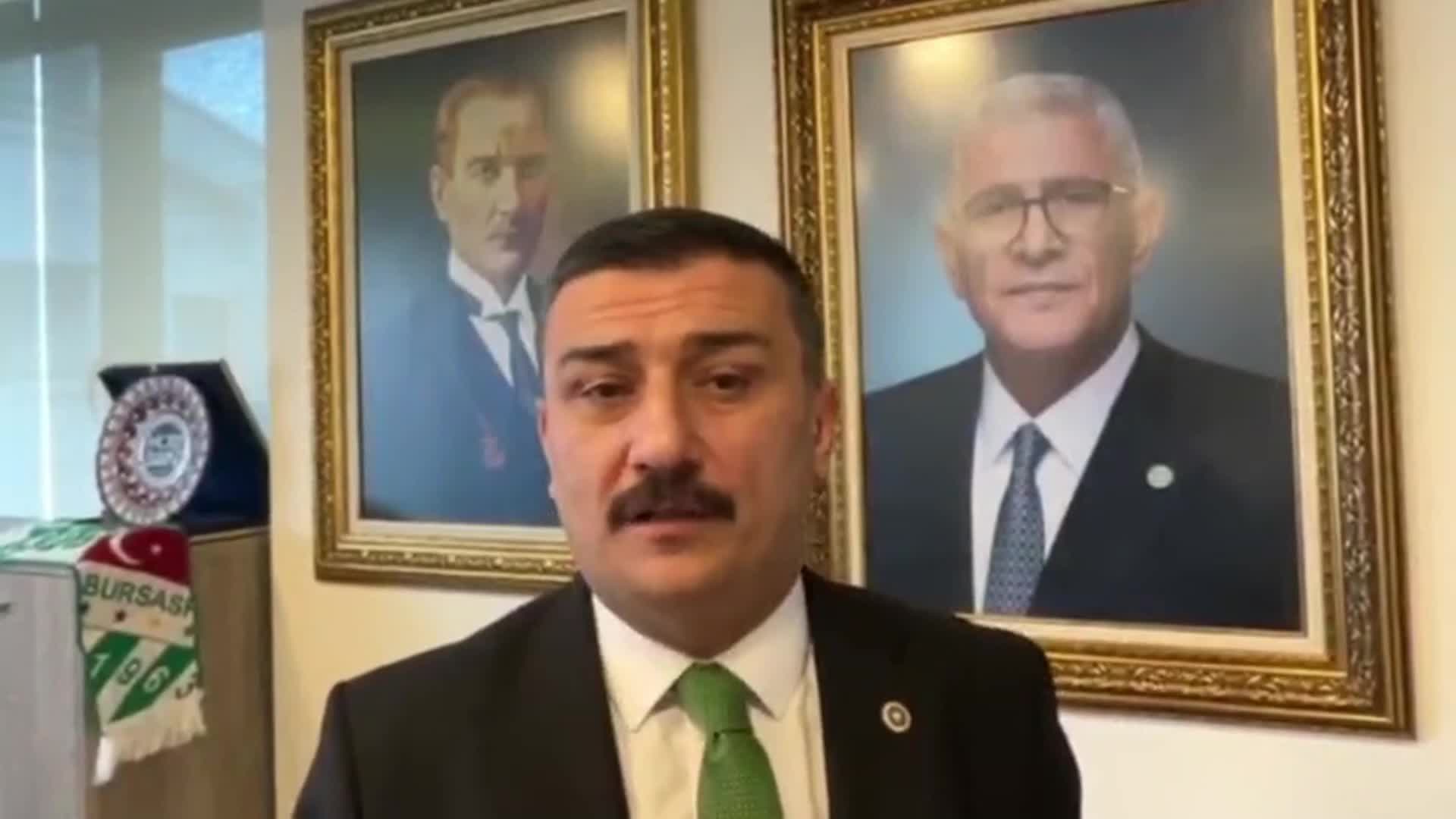 İYİ Partili Türkoğlu: "Emeklinin ve asgari ücretlinin üç kuruşluk zammı, daha maaşına bile yansımadan gasbedildi. Bu milletin sofrasına el uzatmaktır"