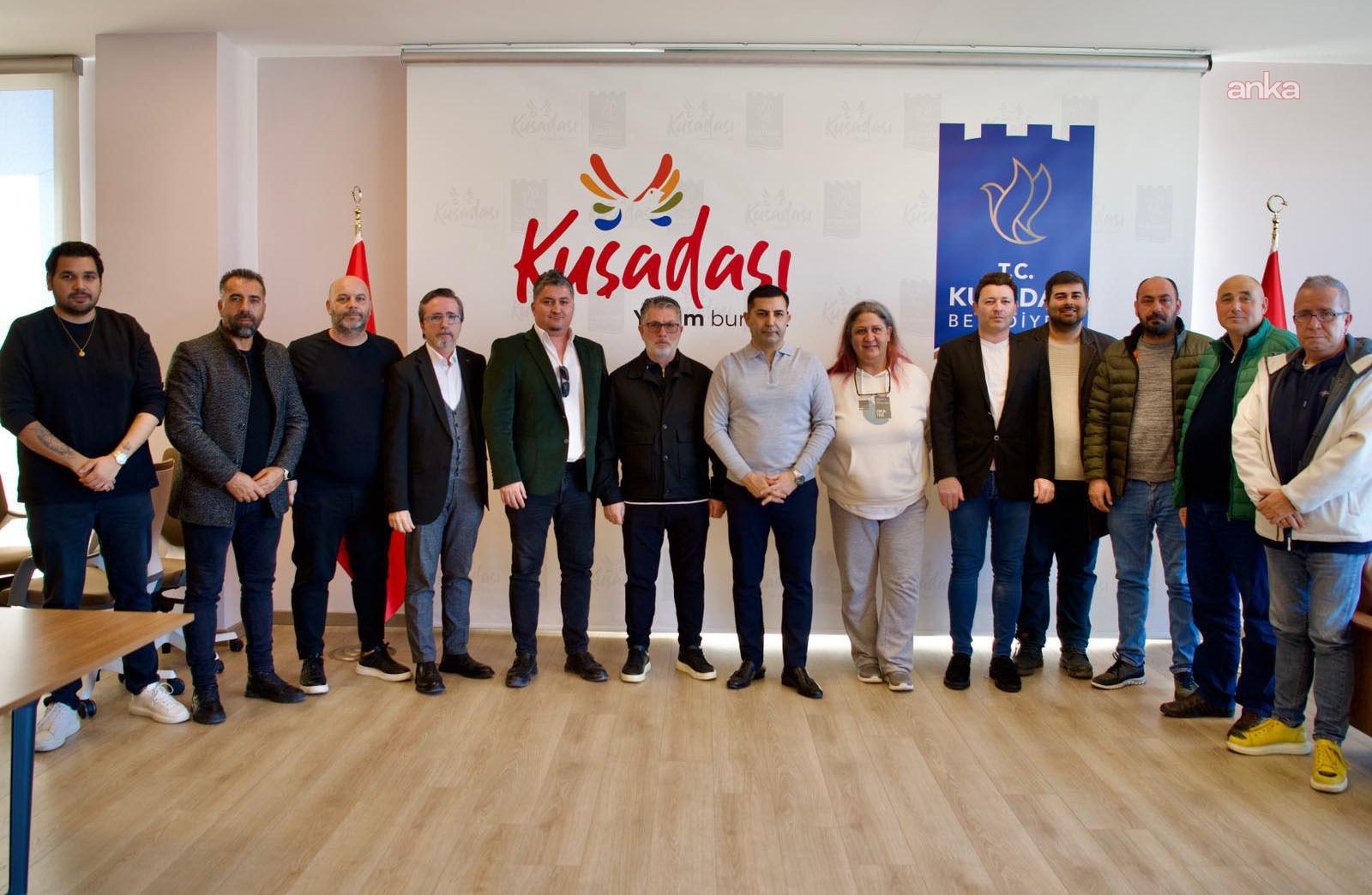 Kuşadası Belediye Başkanı Günel, Kuşadasıspor yönetimini ağırladı