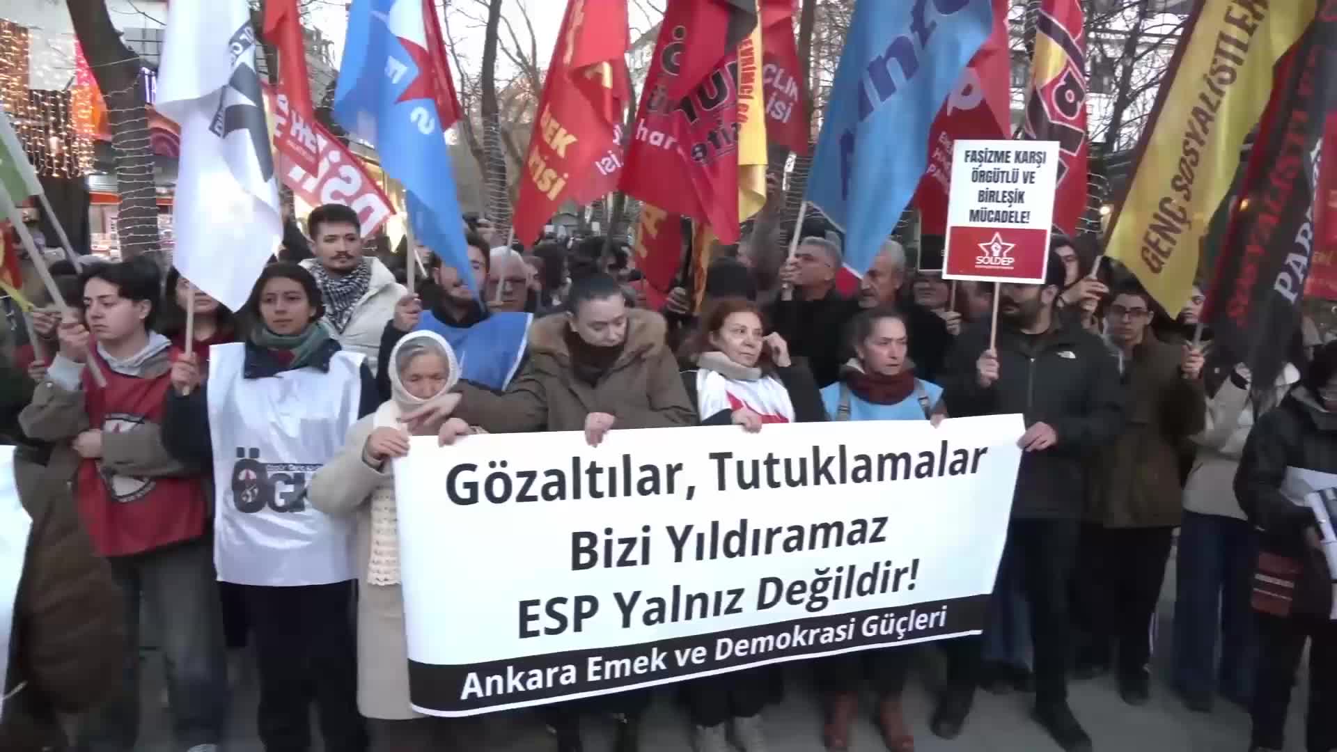 Ankara Emek ve Demokrasi Güçleri: Gözaltına alınan tüm mücadele yoldaşlarımız derhal serbest bırakılmalıdır
