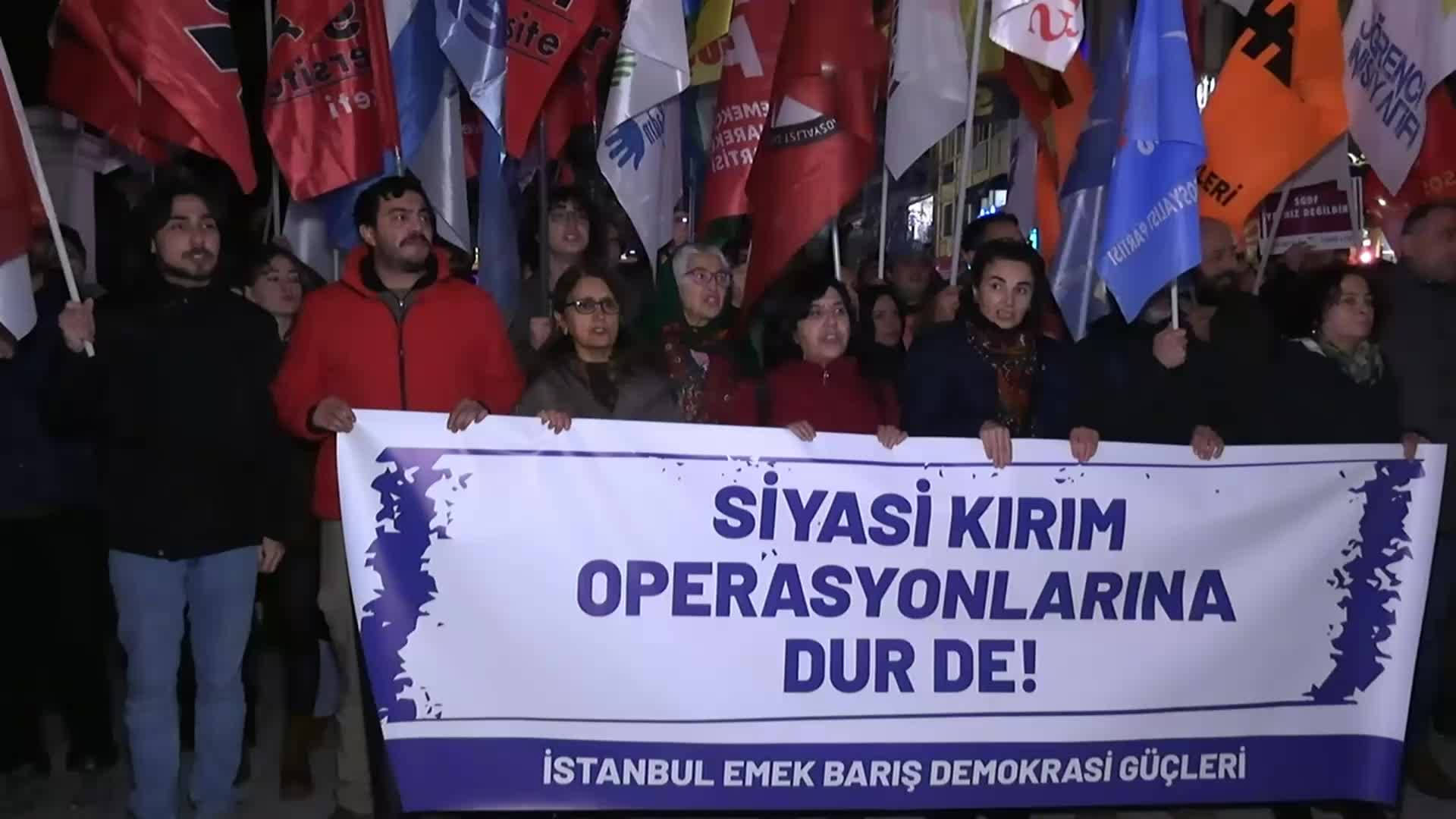 İstanbul Emek, Barış ve Demokrasi Güçleri'ndan operasyon tepkisi