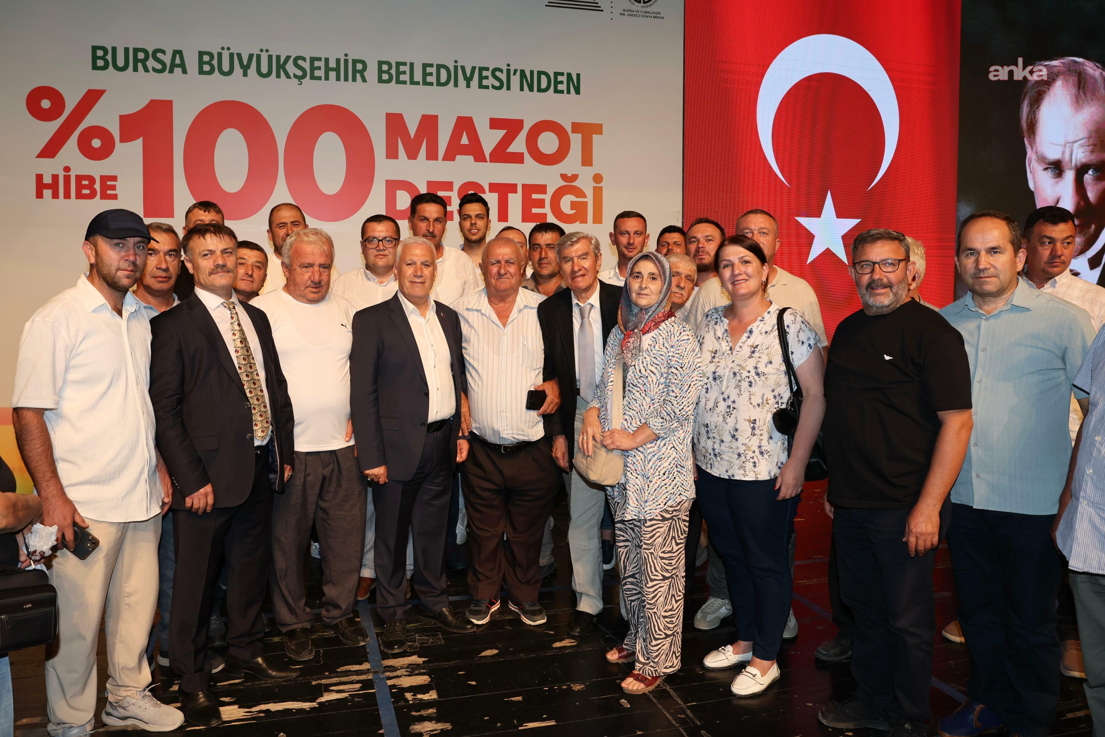 Bursa Büyükşehir Belediyesi'nin mazot desteğine başvurular başladı