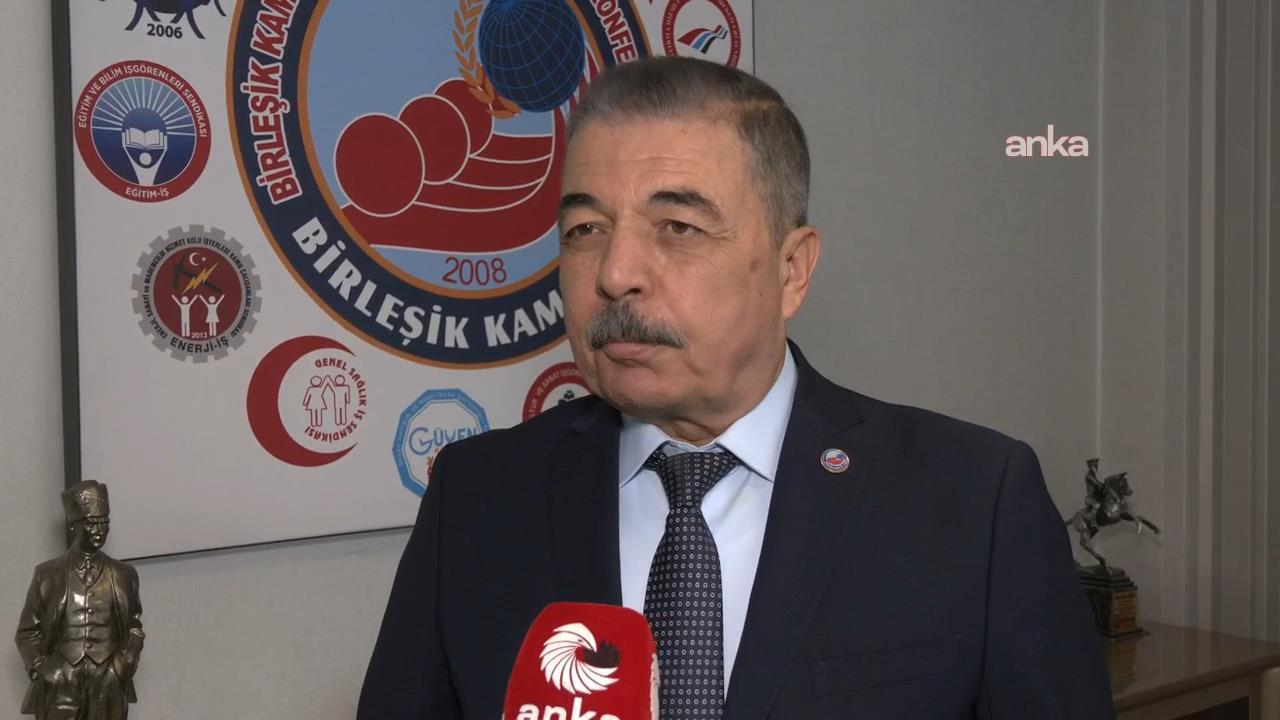 Birleşik Kamu-İş Konfederasyon Başkanı Yıldırım: "TÜİK yine masa başında enflasyonu düşük gösterme hilesine başvuruyor"