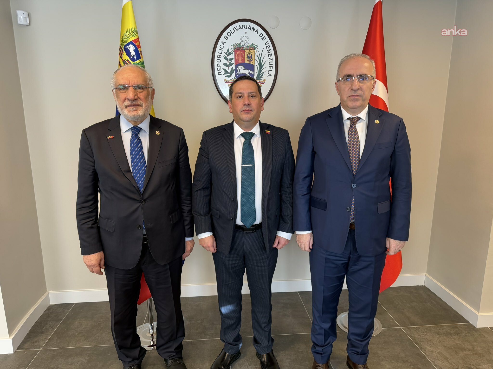 Saadet Partisi'nden Venezuela Büyükelçisi'ne ziyaret