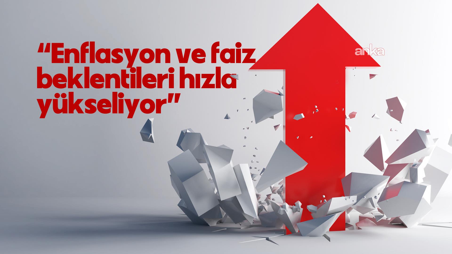 Enflasyon ve faiz beklentileri hızla yükseliyor