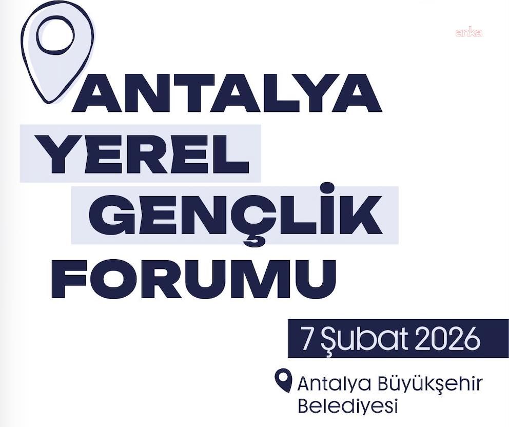 Gençler sorunlarını, “Antalya Yerel Gençlik Forumu”nda tartışacak